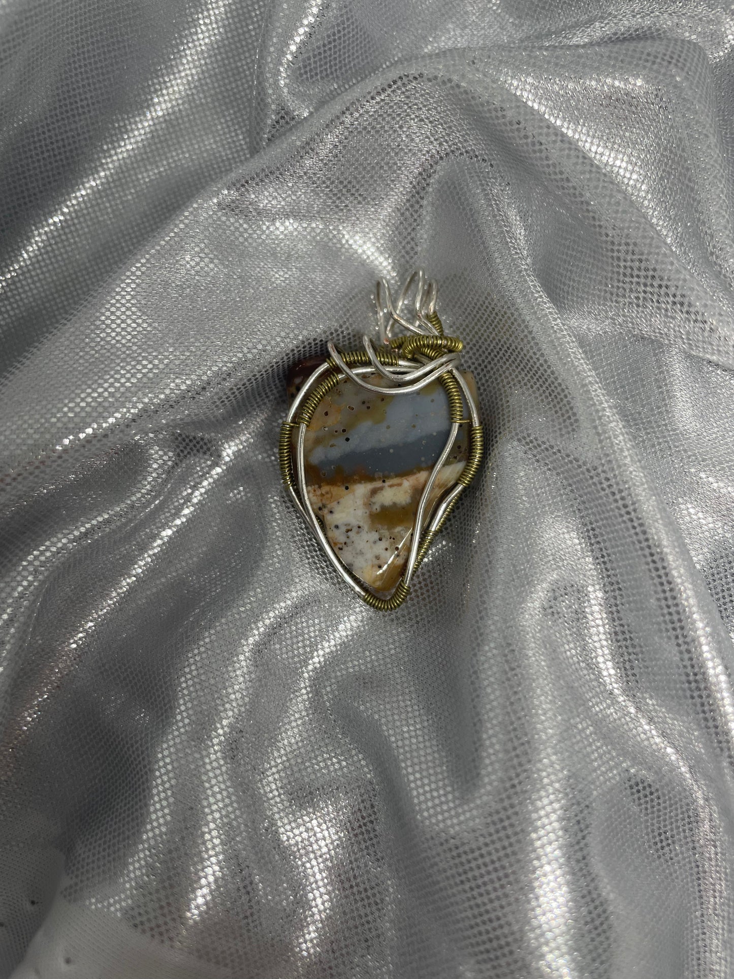 Multi-Colored Rock Pendant