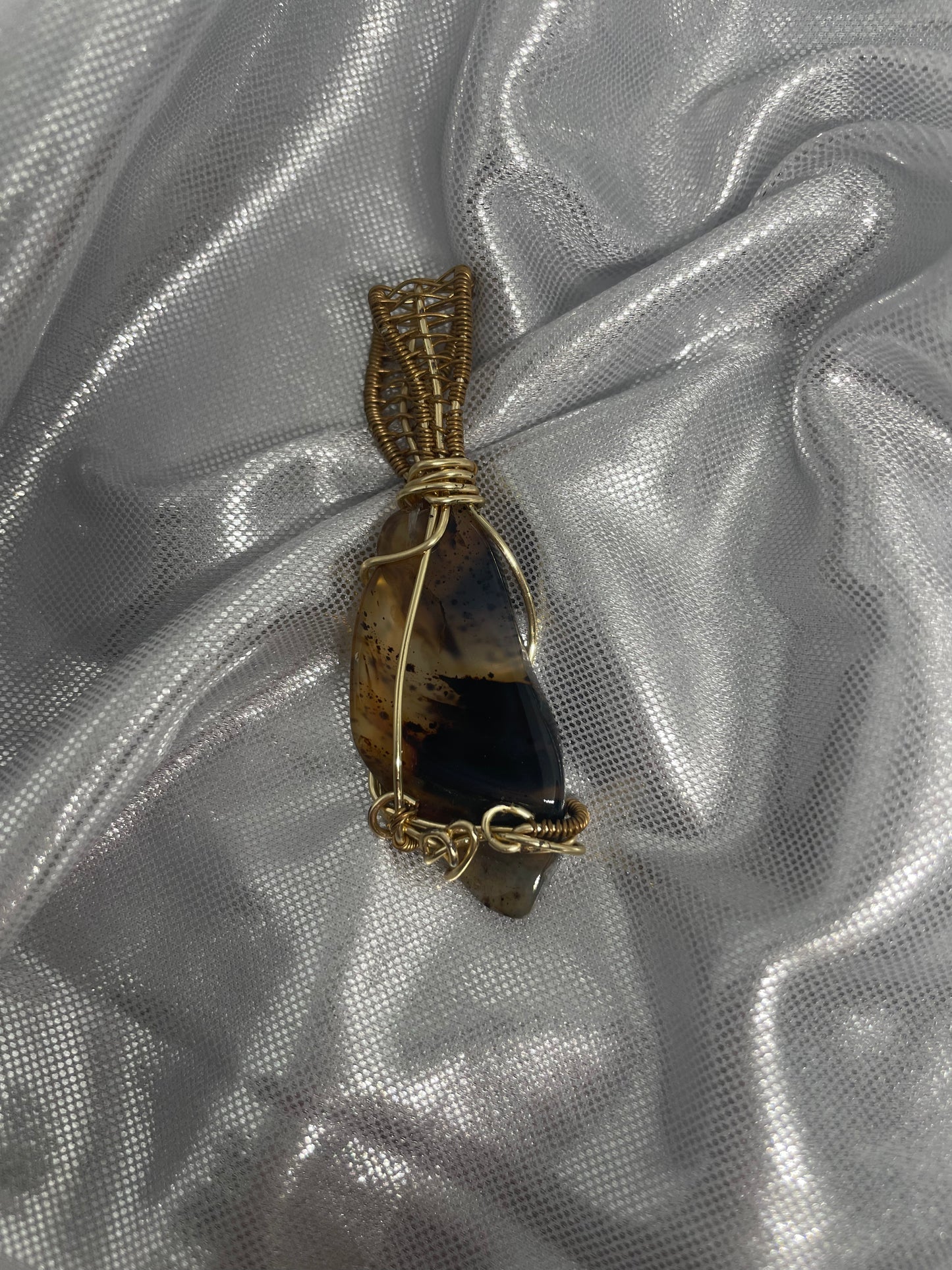 Montana Moss Agate Pendant
