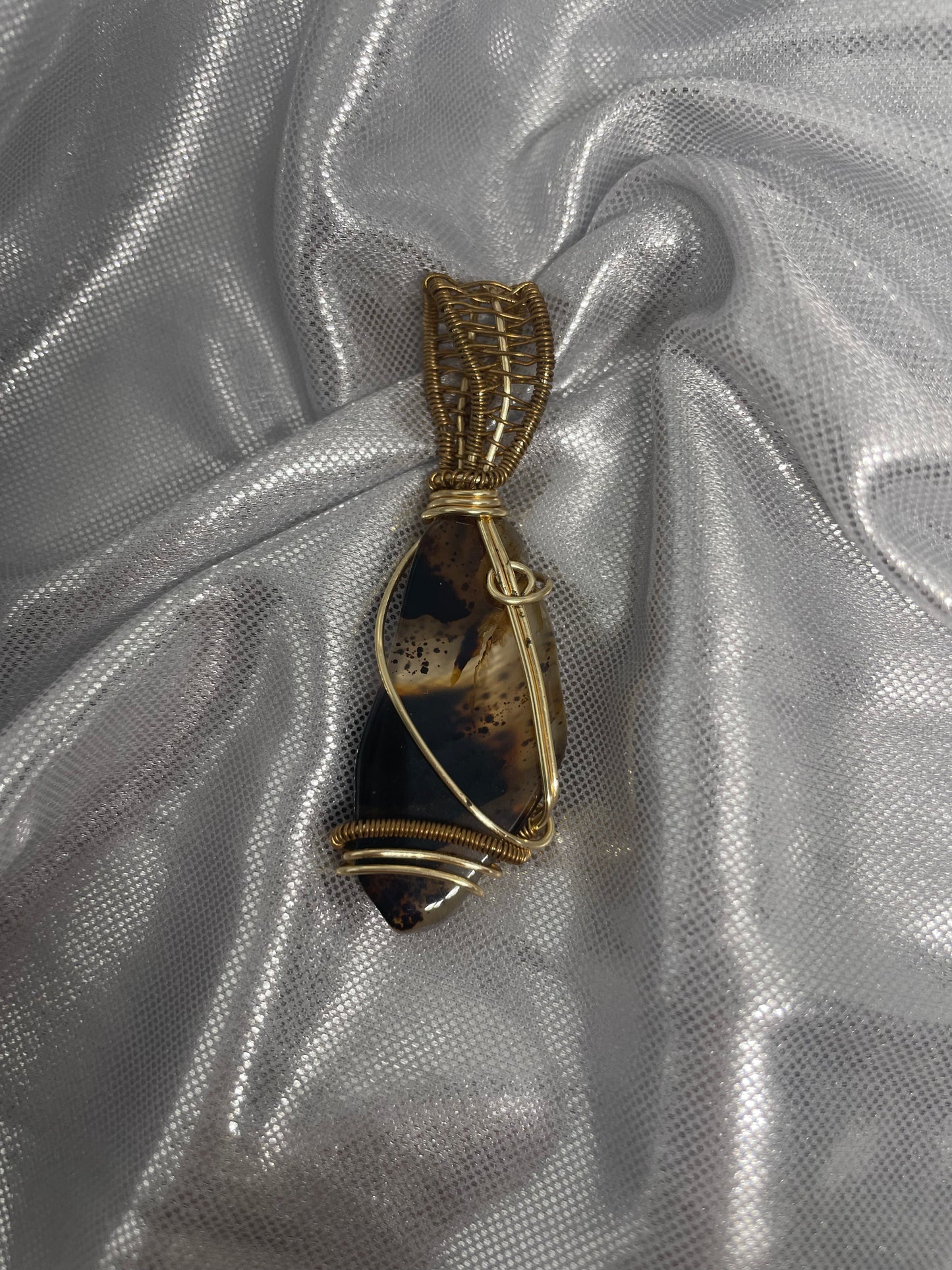 Montana Moss Agate Pendant