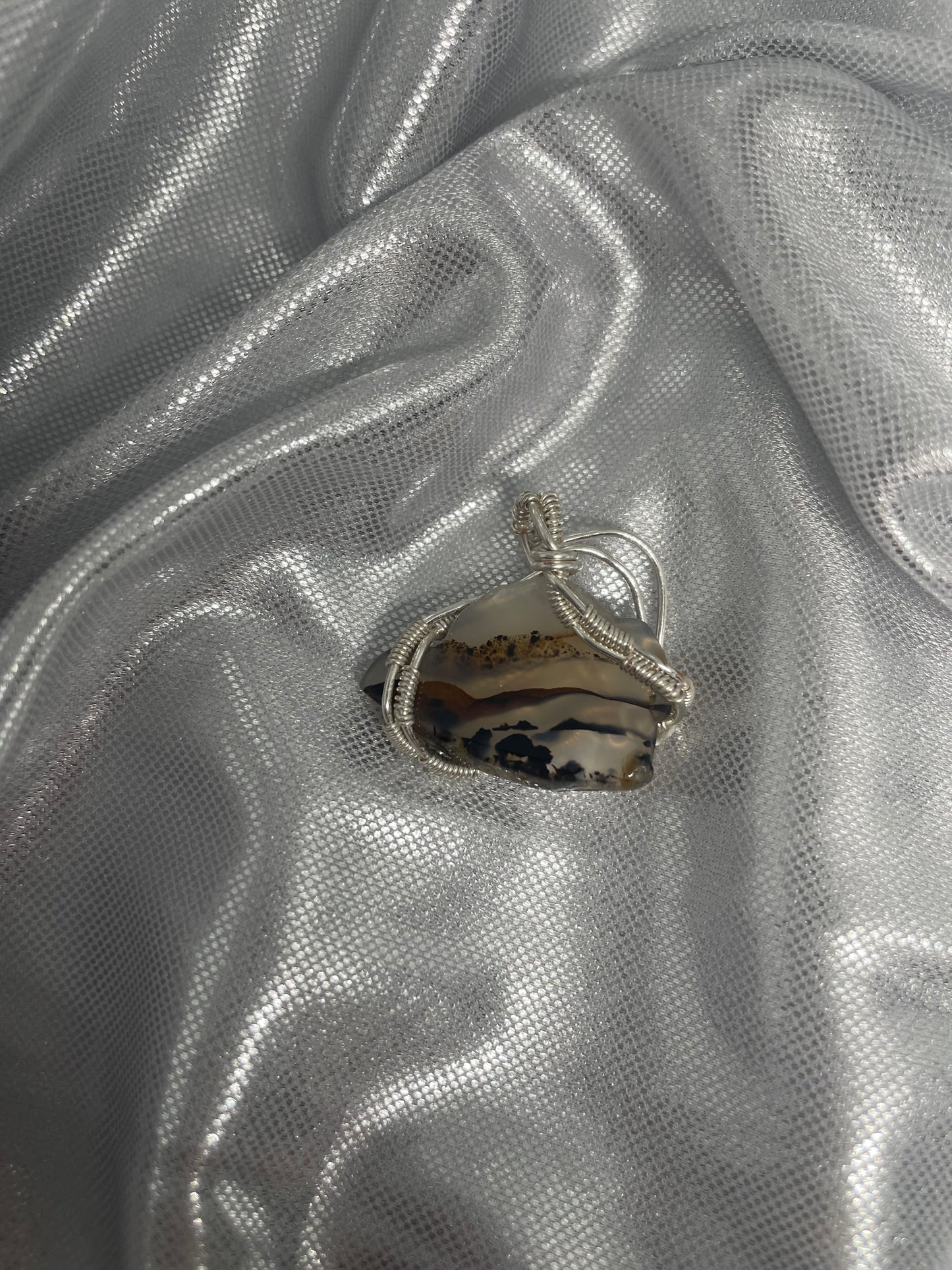 Montana Moss Agate Pendant